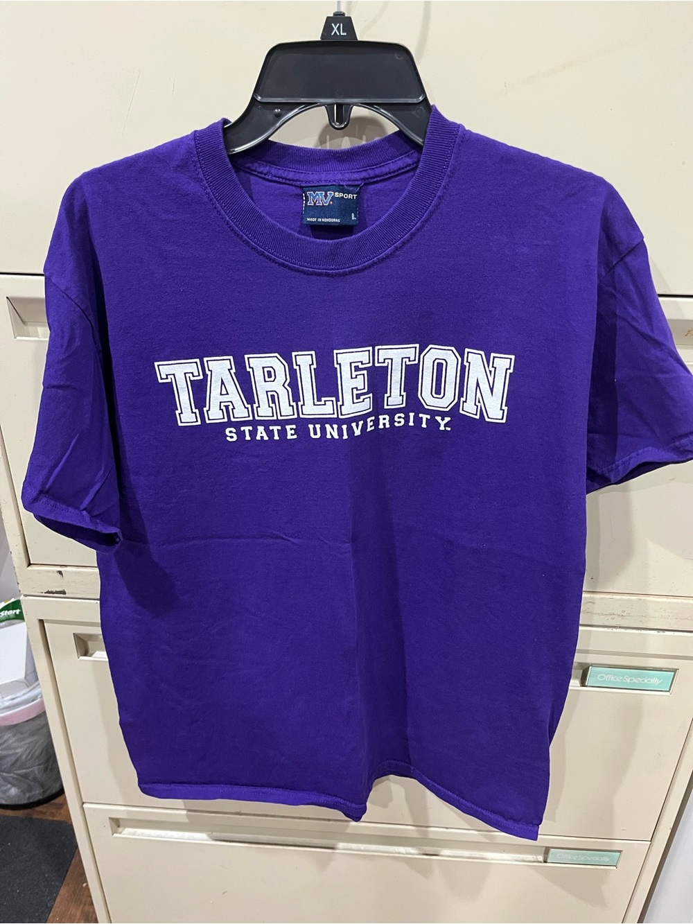 Purple Tarleton State University Short Sleeve Tee